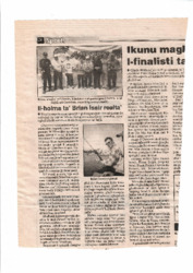 Mister Fish newspaper article Malta Il-Ħolma ta' Brian