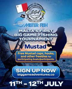 Malta Big Game Fishing Tournament July 2026